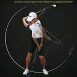 Swiping Force Golf Wave Elastic Rope Exerciser - Auxiliary For Improved Swing-1915197127676530693