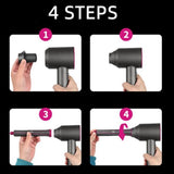 Long Barrels For Dyson Hair Dryer - Curling Iron Accessory Pair-1922443454550511620