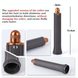 Long Barrel Curling Iron For Dyson Hair Dryer - 13.4Cm Upgraded - 40Mm Red-1922443447185313795