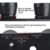 Adjustable Focus Fishing Binoculars - 3X28 With Glass Type And Zippered Case-1915197857783222275
