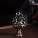 Small Vintage Copper Incense Burner - Bronze Ornament-1915198270091694086