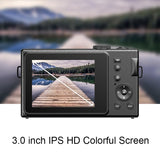 3.0 Hd Children'S Digital Camera With 48Mp And 3 Screen - Black-1915198330602917890