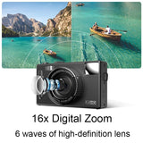 3.0 Hd Children'S Digital Camera With 48Mp & 3 Screen + Card Reader - Black-1915197989756997636