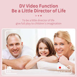 32G Pink Cartoon Kids Camera With Rotating Lens - A18 Hd-1915197692691222534