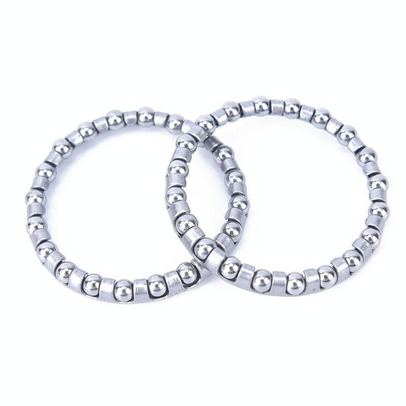 2-Pack Silver Steering Bearings For Xiaomi M365 / Pro Scooter-1915196855382315009