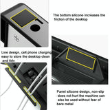 Foldable Aluminum Laptop Stand - Double Layer Heightening Bracket Black-1915196859920551941