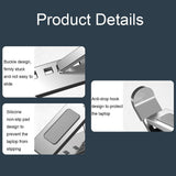 Foldable Aluminum Laptop Stand With Heat Dissipation-1915198295676948484