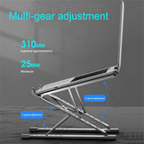 Foldable Aluminum Laptop Stand With Heat Dissipation-1915198116538224643