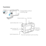 Protective Frame For Dji Action 3 Camera Housing-1915197052493631490