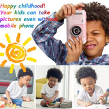 Kids' 2.4 Hd Reversible Camera With 8Gb Memory Card & Reader - Pink-1915197648839774213