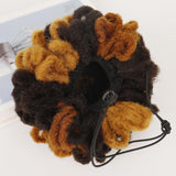Shaggy Drawstring Dreadlock Bun - No Code-1915197448893108228