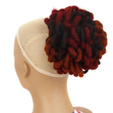 Shaggy Drawstring Dreadlock Bun - No Code-1915197448893108224