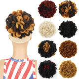 30 Shaggy Drawstring Dreadlock Bun - Adjustable-1915197272577150977