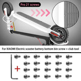 21-Piece Battery Compartment Screws Set For Xiaomi Mijia M365 Pro - White-1915197148899708931