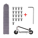 17-Piece Battery Compartment Base Plate Set For Xiaomi Mijia M365 Pro - White Plum Screw-1915196959296196609
