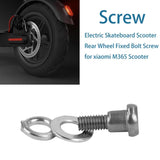 5Pcs Rear Wheel Fixing Screws For Xiaomi Mijia M365 / Pro Scooter - White-1915196865196986370