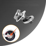 5Pcs Rear Wheel Fixing Screws For Xiaomi Mijia M365 / Pro Scooter - White-1915196865196986371
