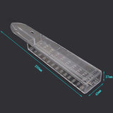 Outdoor Garden Rain Gauge - Transparent Plastic - 25X4.5X2.7Cm-1915196808548716546