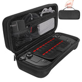 Steam Deck Handheld Console Storage Bag - Hard Eva Oxford Cloth - Black-1915196963310145541
