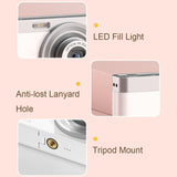 4K 8X Optical Zoom Telescopic Lens Digital Camera With Card Reader & 32G - White-1915197024215633923