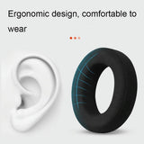 Breathable Leather Headset Cover For Focal Clear Mg Pro - Black / Gray 2 Pack-1915198099576459268