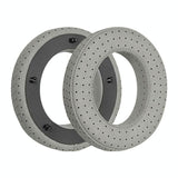 Breathable Leather Headset Cover For Focal Clear Mg Pro - Fiber Gray 2 Pack-1922443445952188422