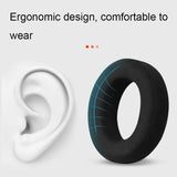 Breathable Leather Headset Cover For Focal Clear Mg Pro - Brown 2 Pack-1915197431151202308