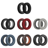Breathable Leather Headset Cover For Focal Clear Mg Pro - Black Lambskin 2 Pack-1915197161209991169
