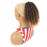 Short Fluffy Drawstring Perm Curly Ponytail Wig In 1Bt30 Colour-1915197026946125830