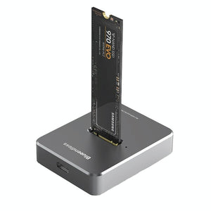 Dual Protocol M.2 Ssd Base For Sata / Nvme Drives Gray-1915196869605199873