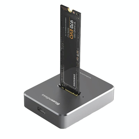 Dual Protocol M.2 Ssd Base For Sata / Nvme Drives Gray-1915196869605199873