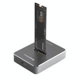Dual Protocol M.2 Ssd Base For Sata / Nvme Drives Gray-1915196869605199873