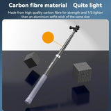 Carbon Fiber Selfie Stick For Action Cameras - 1 / 4 Screw-1915197582666240002
