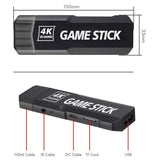 Wireless 4K Tv Game Console With 40K Games 128G Storage-1915197807367688194