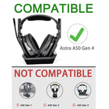 Logitech A50 Gen4 Headset Replacement Earmuffs - 2Pcs Leather & Velvet-1922443448191946755