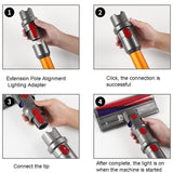 Universal Vacuum Suction Head Adapter With Led Light-1915197018121310213