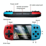 Large Screen Pocket Console - 620 Games - Single Player - 3 Inch Screen - Red / Yellow-1915198086586699777