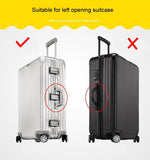 Waterproof Pvc Trolley Suitcase Cover - 24 Inch Rimless Transparent Dustproof-1915197985361367044