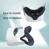 Anti-Sweat Eye Mask For Meta Quest 2 Vr Headset - Black-1922443386053332996