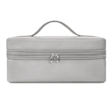 Multifunctional Leather Storage Bag For Dyson Airwrap - Grey-1915196915725766662