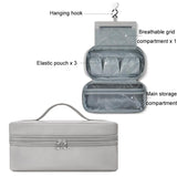 Multifunctional Leather Storage Bag For Dyson Airwrap - Grey-1915196915725766657