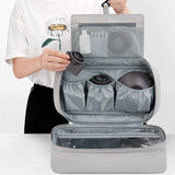 Multifunctional Leather Storage Bag For Dyson Airwrap - Grey-1915196915725766661