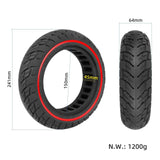 Ninebot Max G30 Scooter Tire - 10X2.5 Inch Solid Rubber Red Line-1915198356821512195