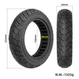 Ninebot Max G30 Scooter Tire - 10X2.5 Inch Solid Rubber Black-1915197853479866369