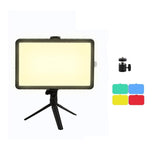 Portable 8-Inch Flat-Panel Live Fill Light With Adjustable Temperature And Small Tripod-1915198285472206855
