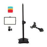 8 Three-Colour Temperature Flat-Panel Live Fill Light With 42Cm Bracket-1915197964851220480