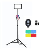 8 Three-Colour Temperature Flat-Panel Live Fill Light With Bluetooth Remote And 2.1M Bracket-1915197166817775623