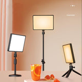 Small Tripod Live Fill Light - 10 Inch Three-Colour Temperature For Photography-1915197170340990977