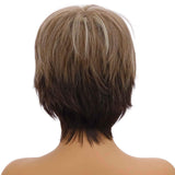 Curly Short Hair Wig - Mixed Light Gold-1915198152483409923
