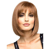 Silk Short Wig For Women - High Temperature Resistant-1915198267789021184